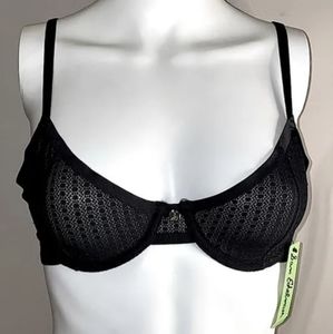 Elegant Black Lace Bra